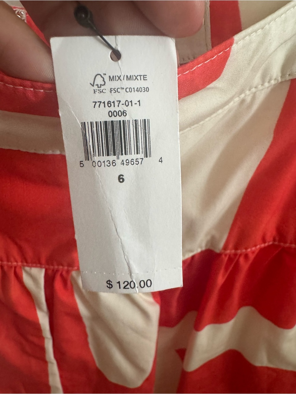 Banana Republic NWT Orange Cream Abstract Print Crop Top Maxi Skirt set M 6 - Picture 4 of 7